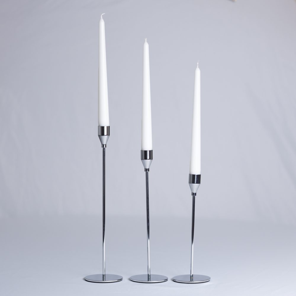 Candle Sticks - Silver - Image 2