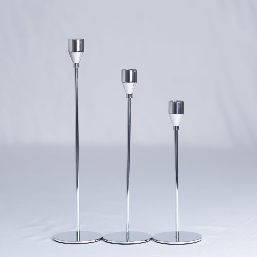 Candle Sticks - Silver
