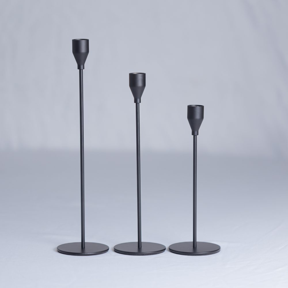 Candle Sticks - Black