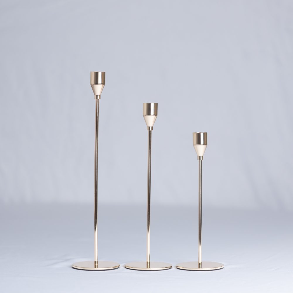 Candle Sticks - Gold