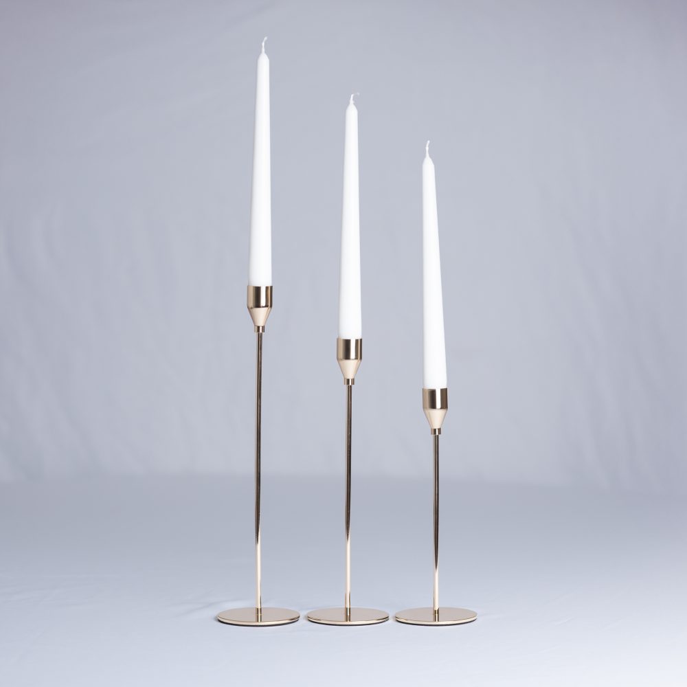 Candle Sticks - Gold - Image 2