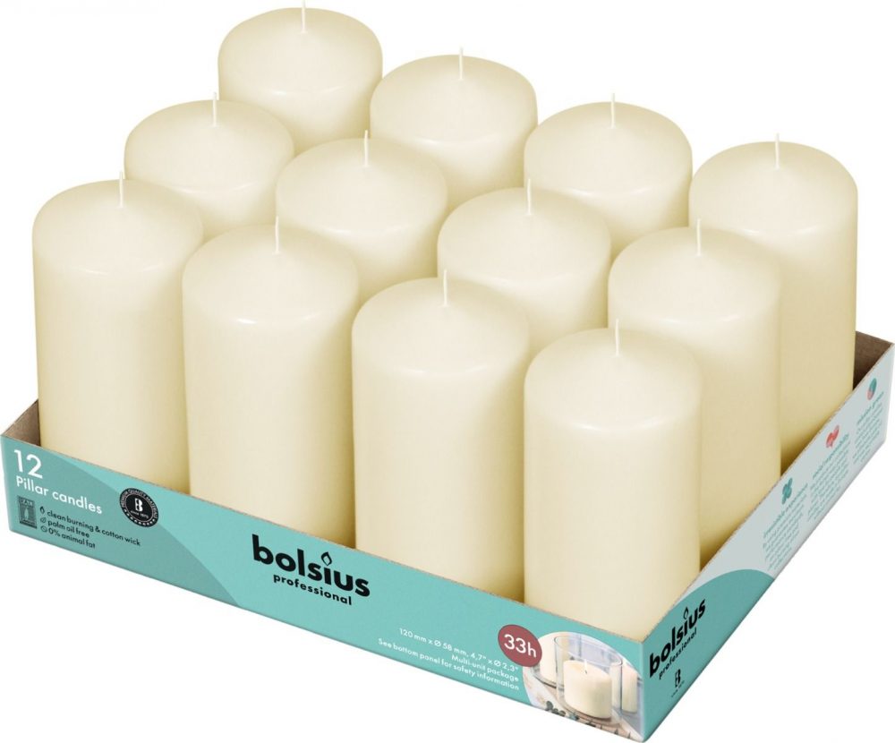 Pillar 3 THREE 120/60mm (Tray of 12) Ivory