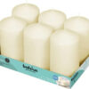 Pillar candles Pillar 6 SIX 150/80mm (Tray of 6) Ivory