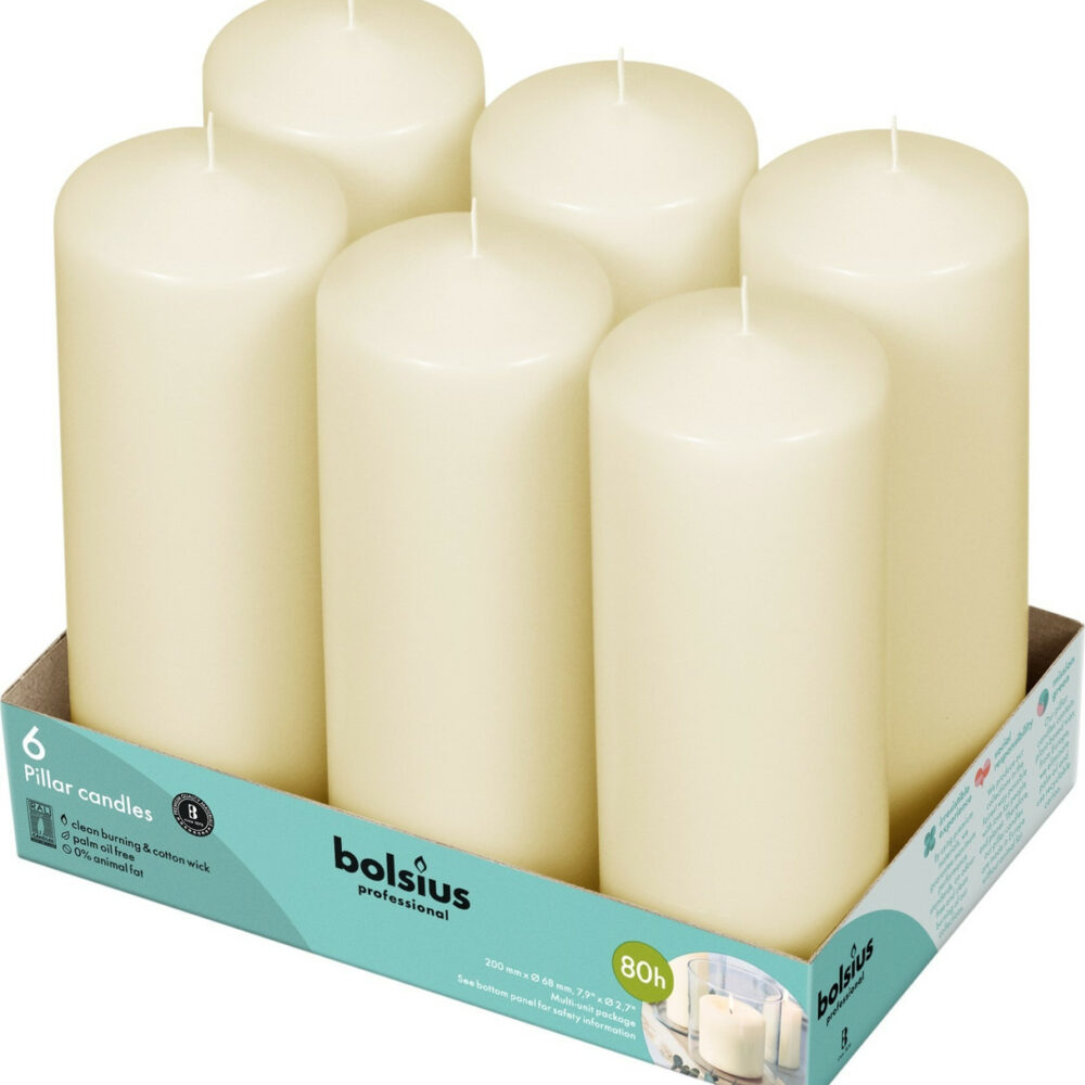 Pillar 9 NINE 250/70 (Tray of 6) Ivory