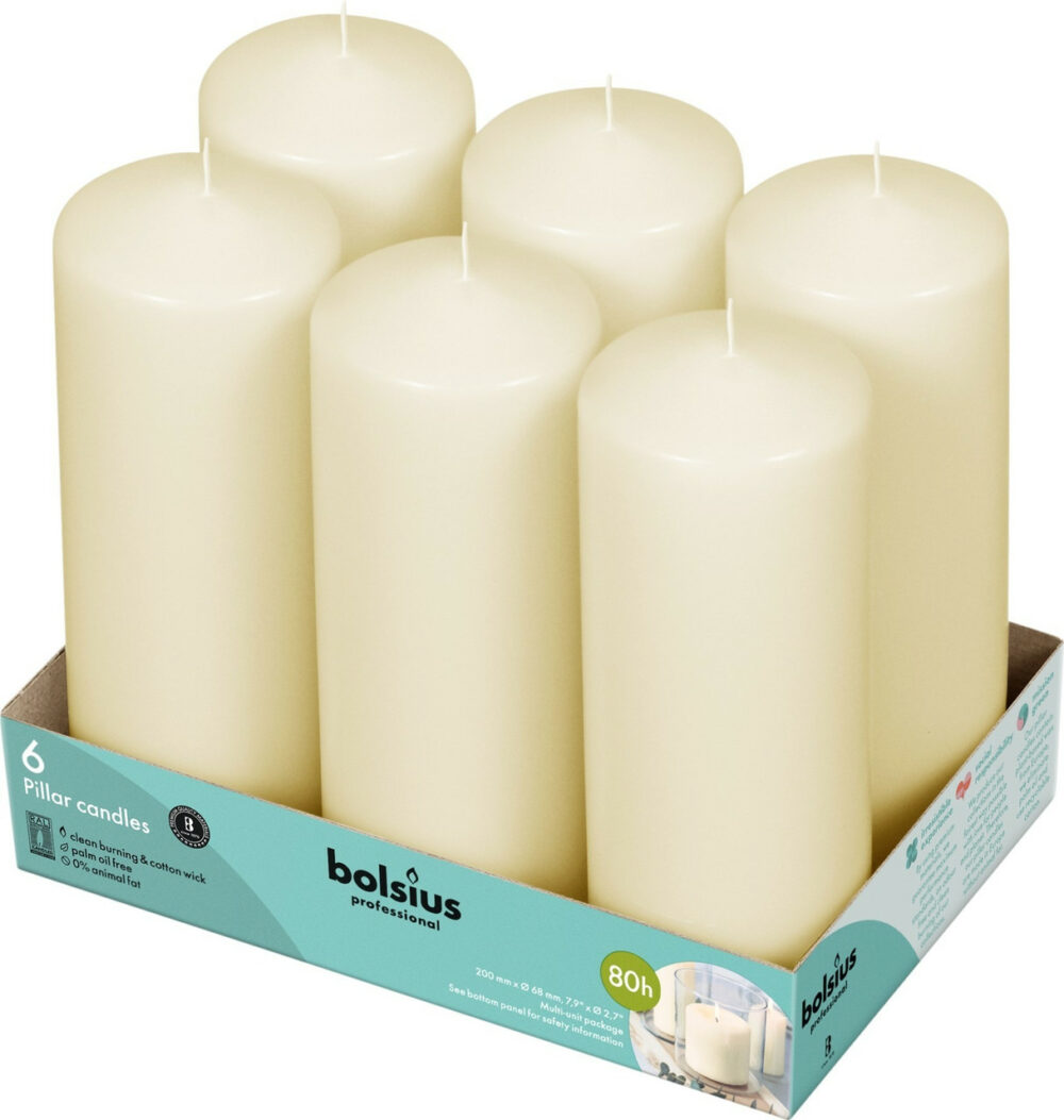 Pillar 9 NINE 250/70 (Tray of 6) Ivory
