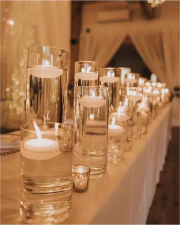 Bolsius 8hr Tealights Clear Cup